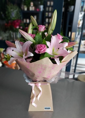 Rose and Lily Bouquet